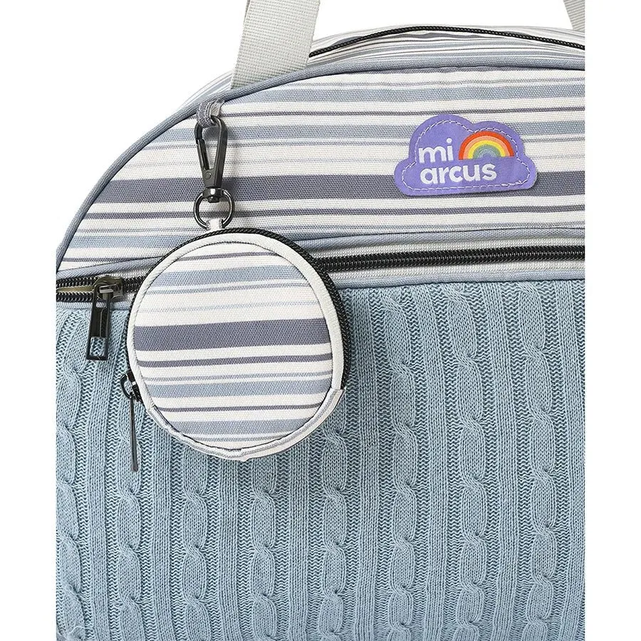 Ashley Knitted Diaper Bag- Constellation