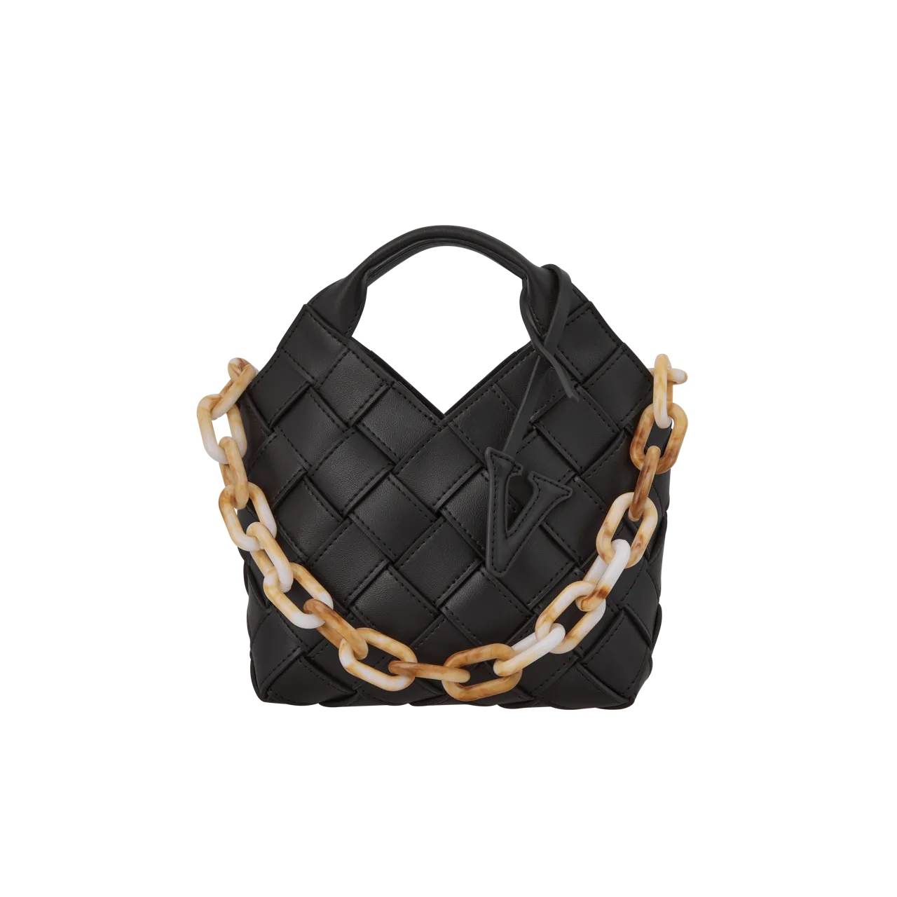 Black Basket Bag