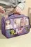 Clear, Chenille Letter Travel Bag