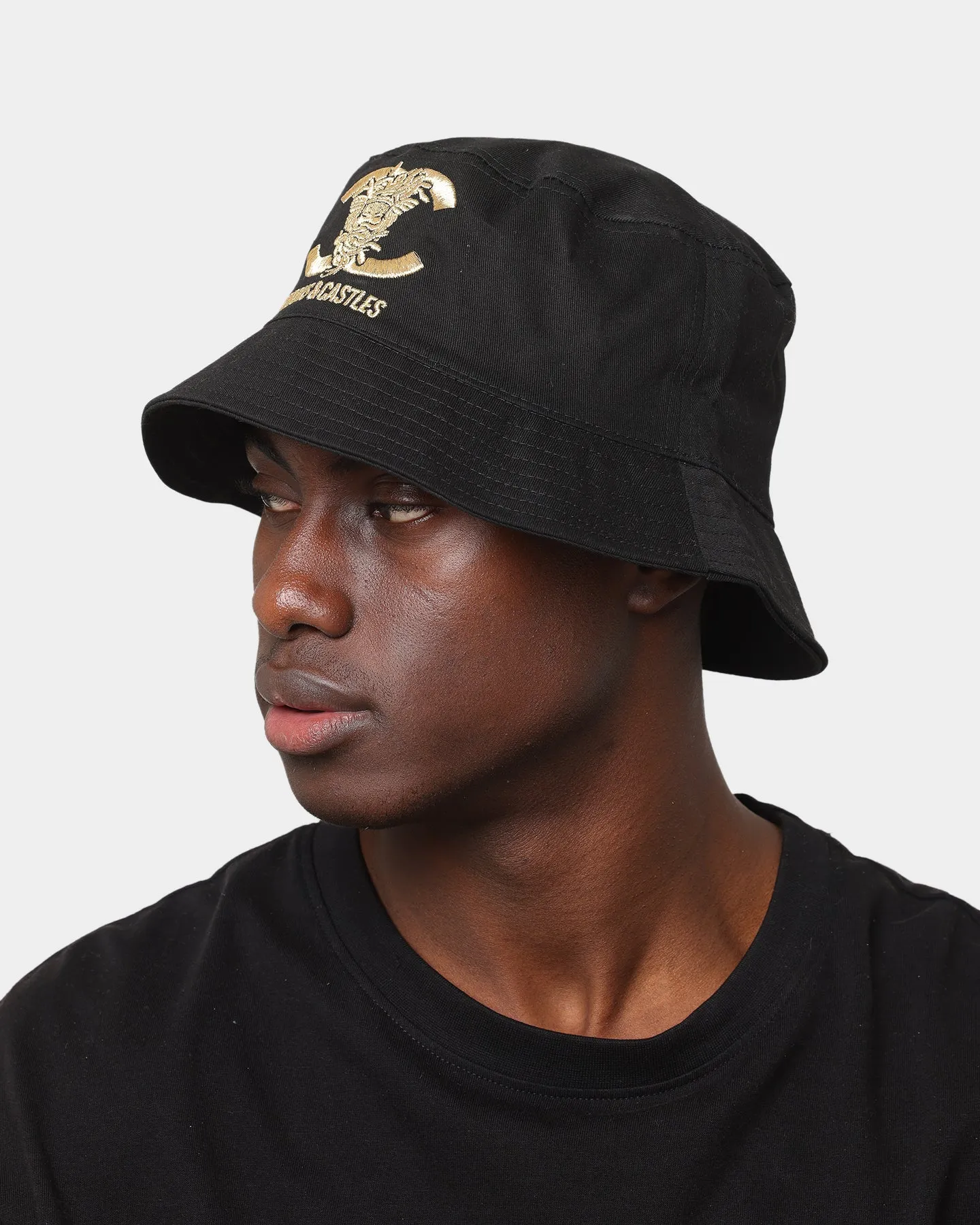 Crooks & Castles CC Medusa Lux Bucket Hat Black/Gold