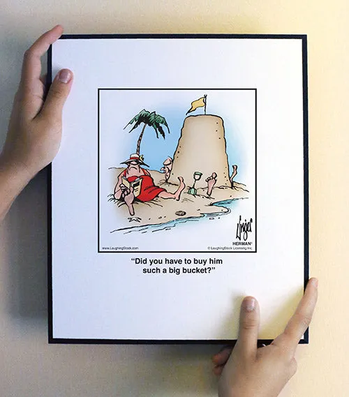 Did you have to buy him such a big bucket?
