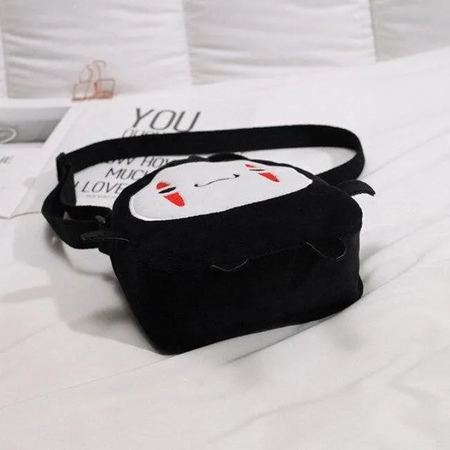 Faceless Man Shoulder Bag: Anime inspired mini messenger bag