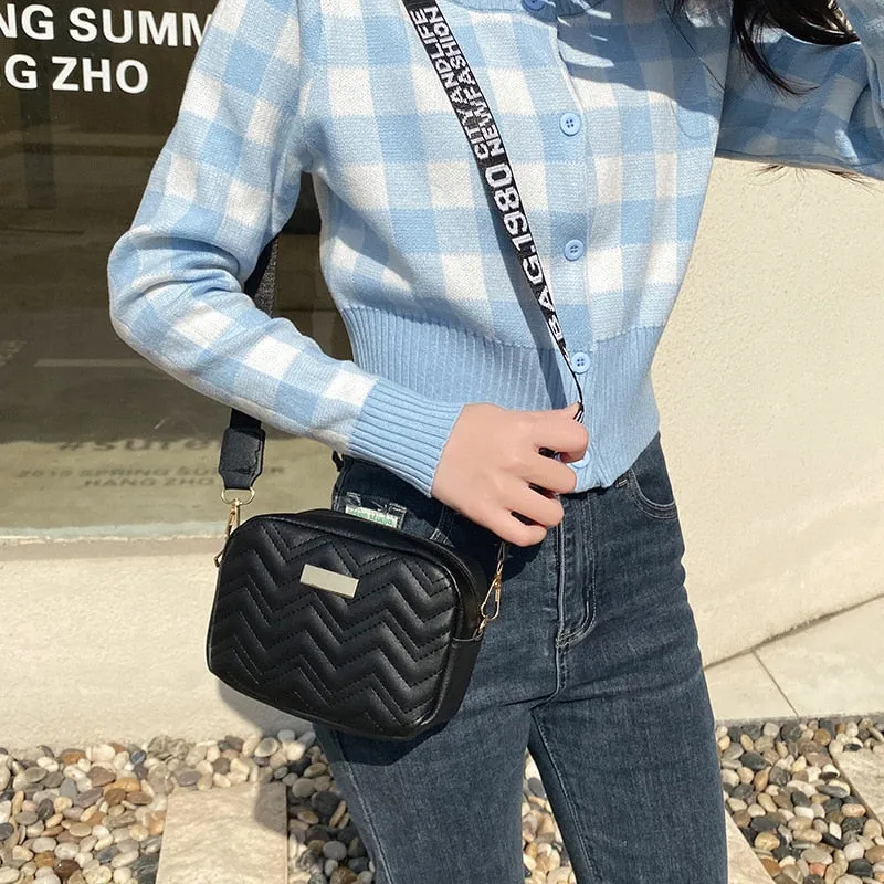 Fashion Solid Color Crossbody Bags