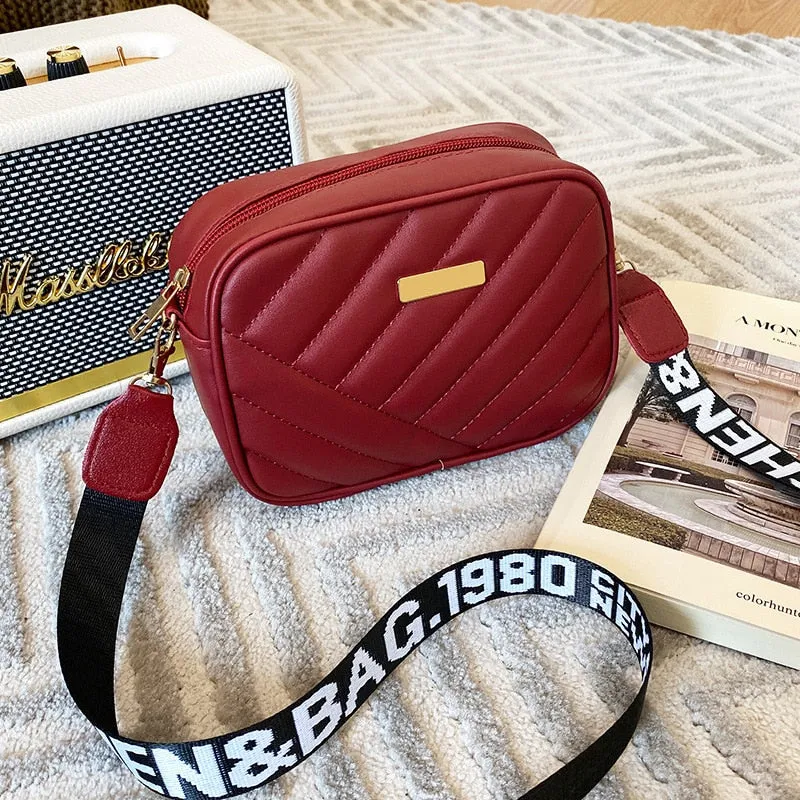 Fashion Solid Color Crossbody Bags