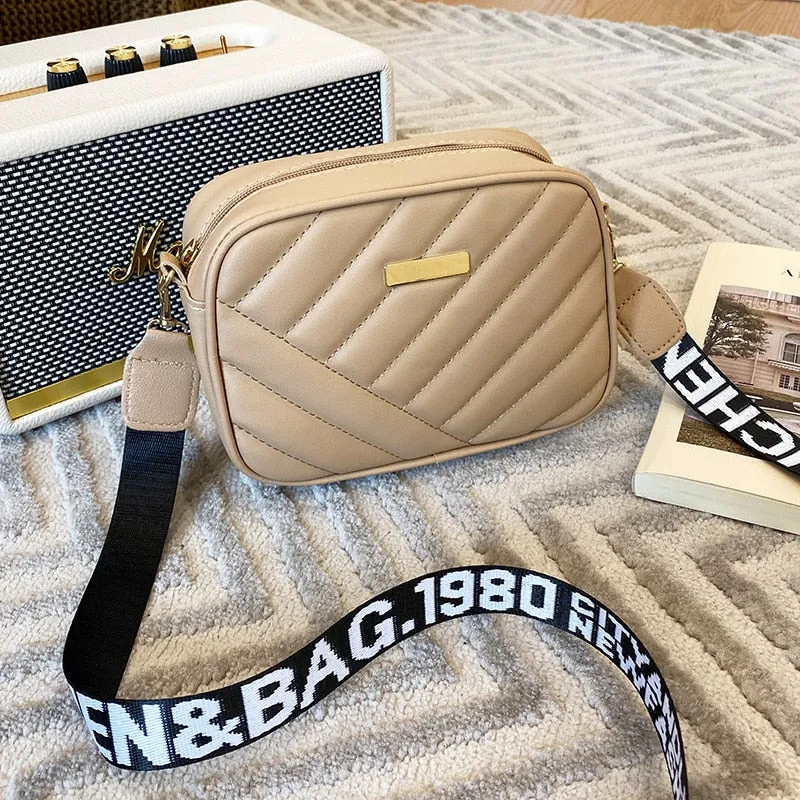 Fashion Solid Color Crossbody Bags