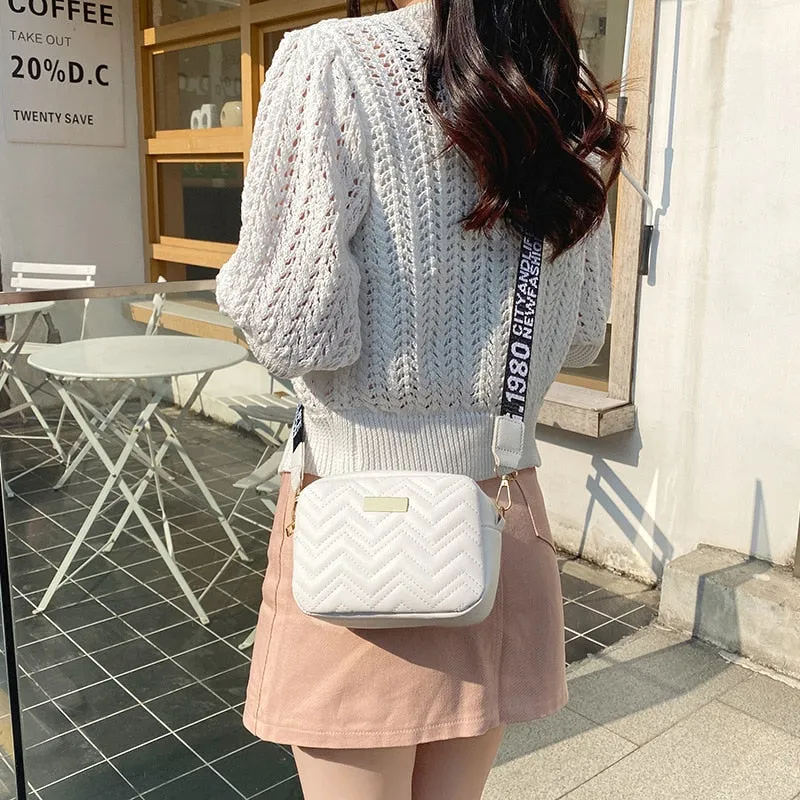 Fashion Solid Color Crossbody Bags