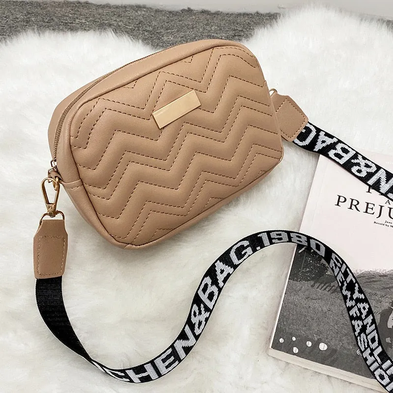 Fashion Solid Color Crossbody Bags