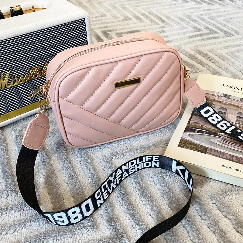 Fashion Solid Color Crossbody Bags
