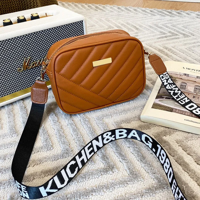 Fashion Solid Color Crossbody Bags