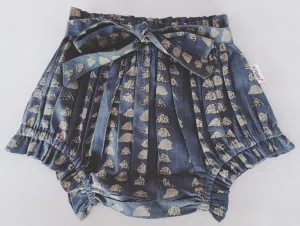 Grey Shorts-Style Diaper Cover