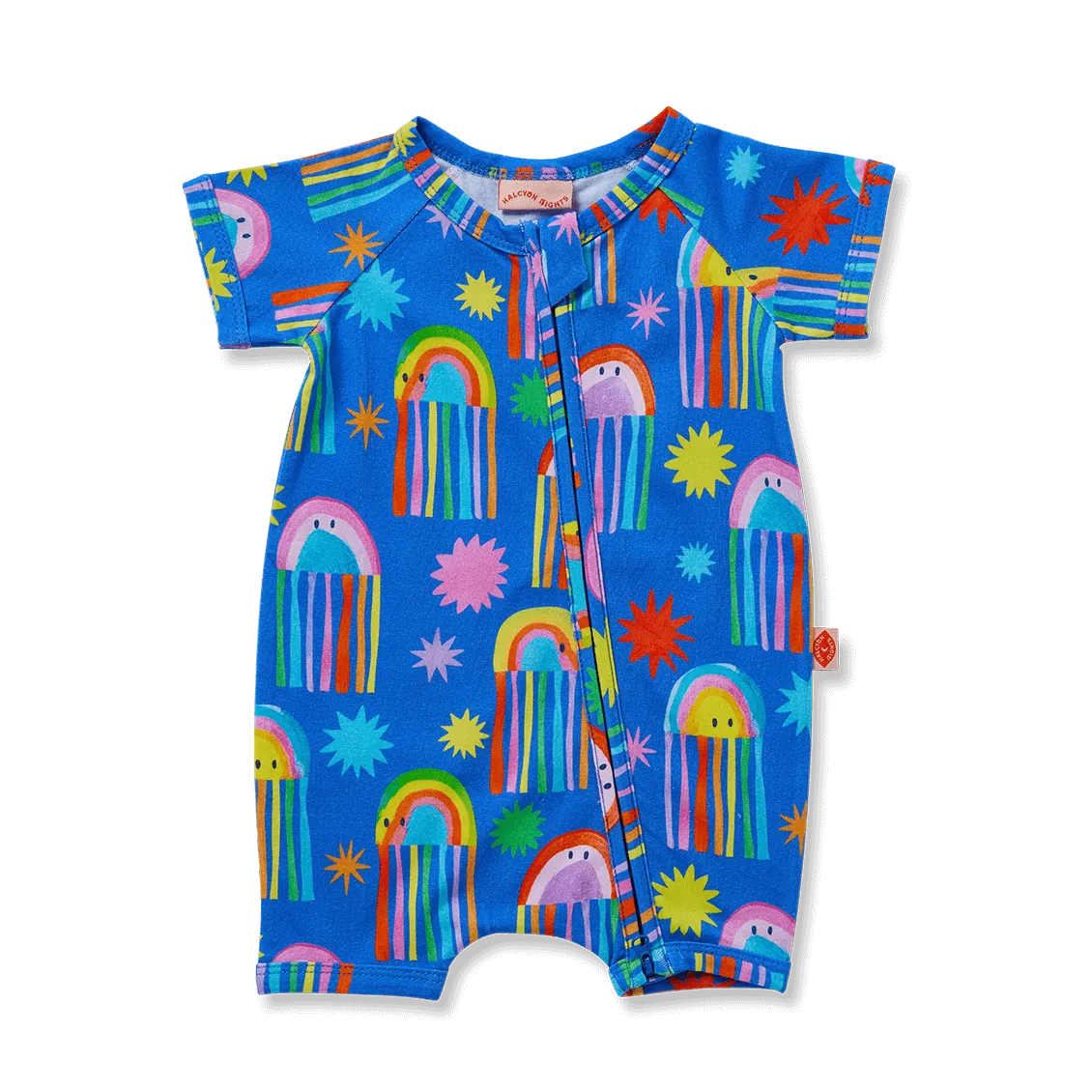 Halcyon Nights Here We Glow Short Sleeve Zip Suit