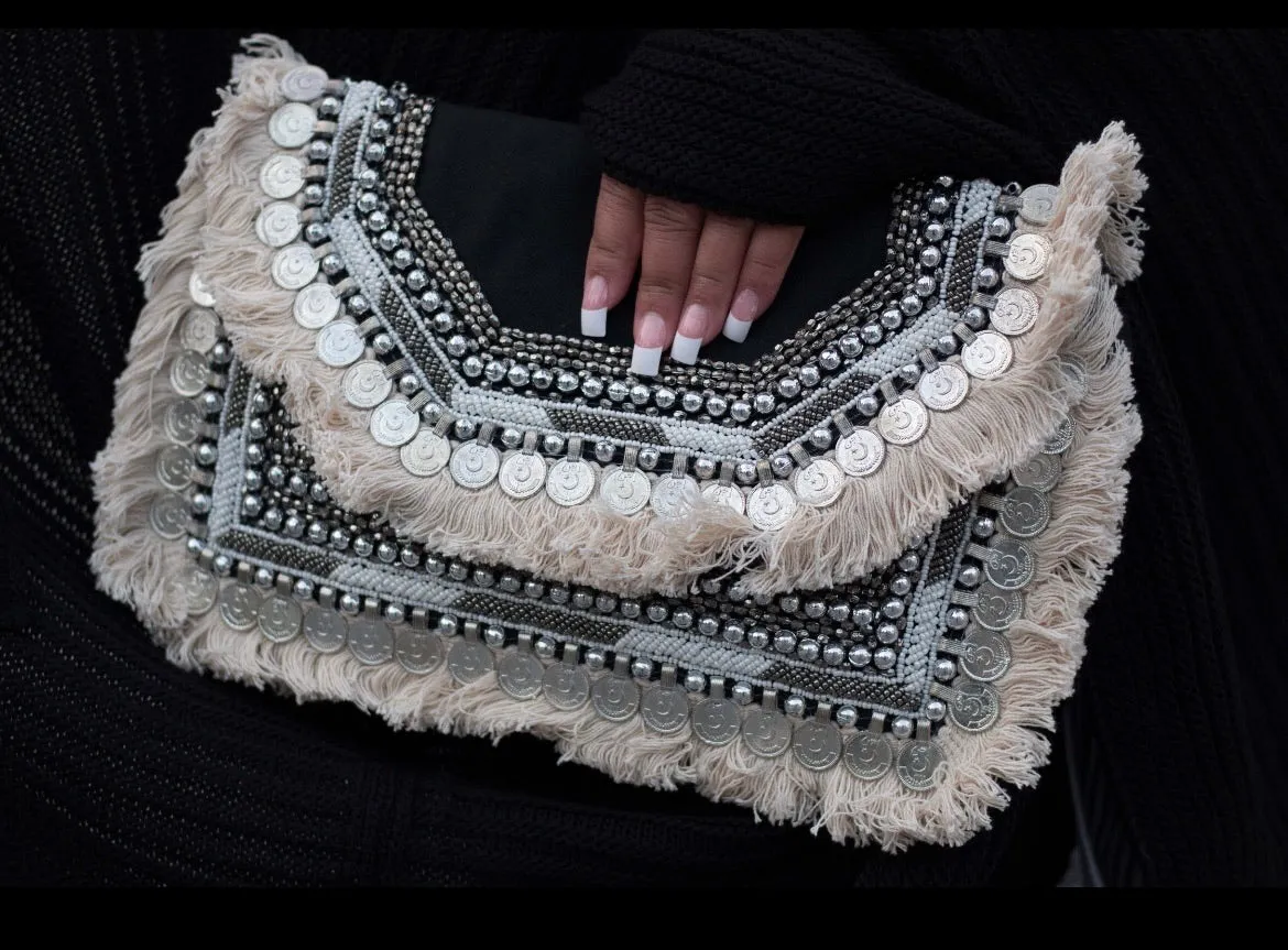 Henna Bohemian Crossbody Clutch