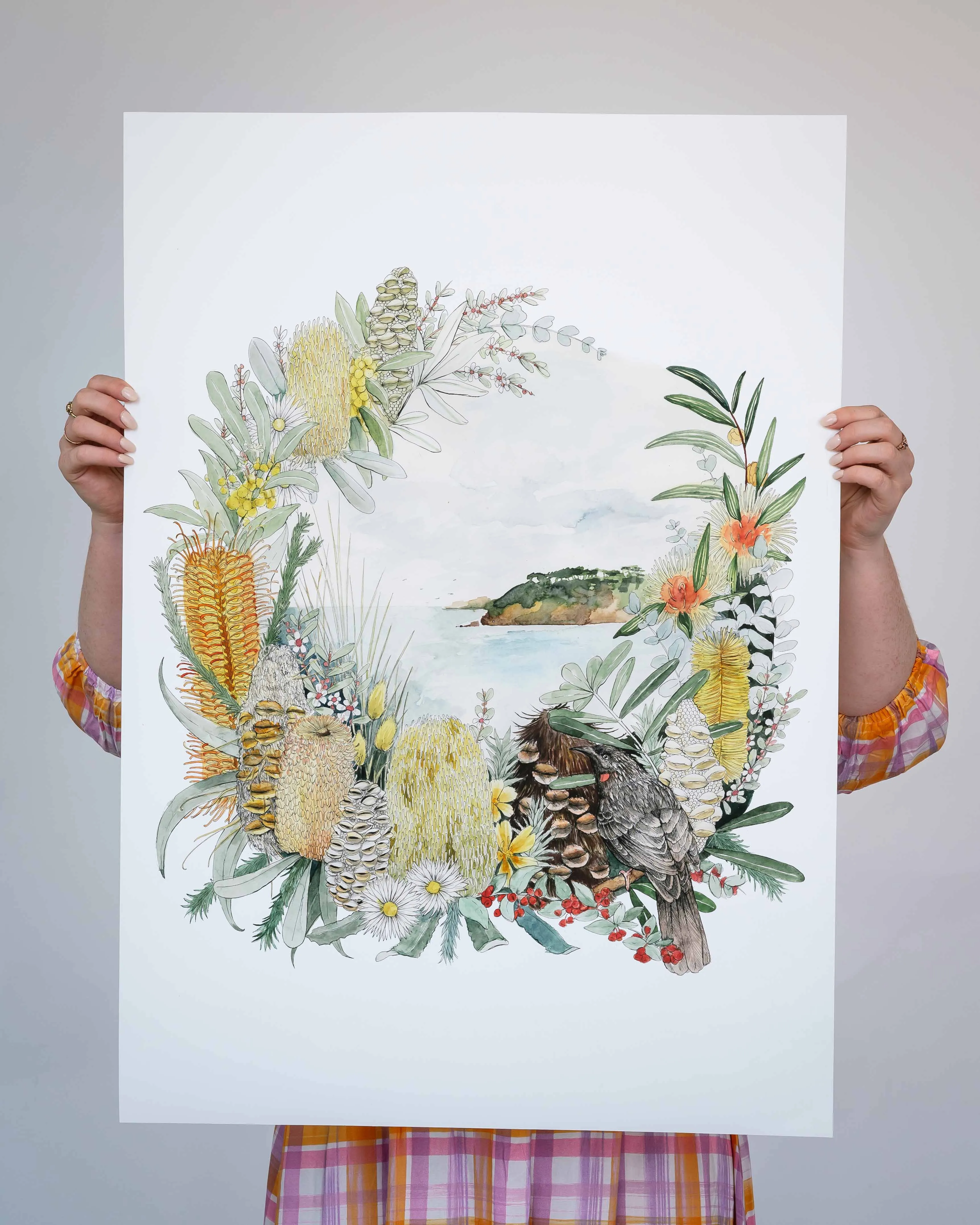 Home Safe Giclée Print