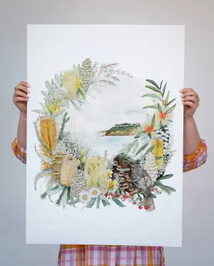 Home Safe Giclée Print