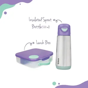 Insulated Spout Bottle 500ml   Lunch box Purple