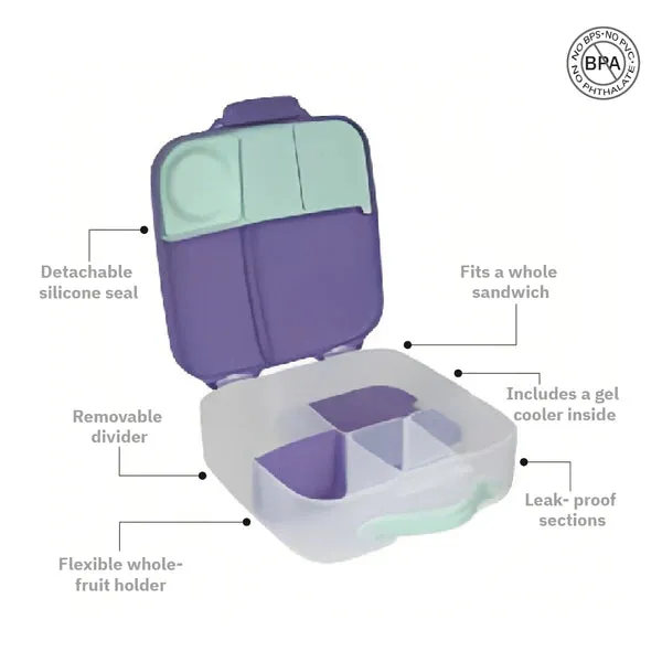Insulated Spout Bottle 500ml   Lunch box Purple