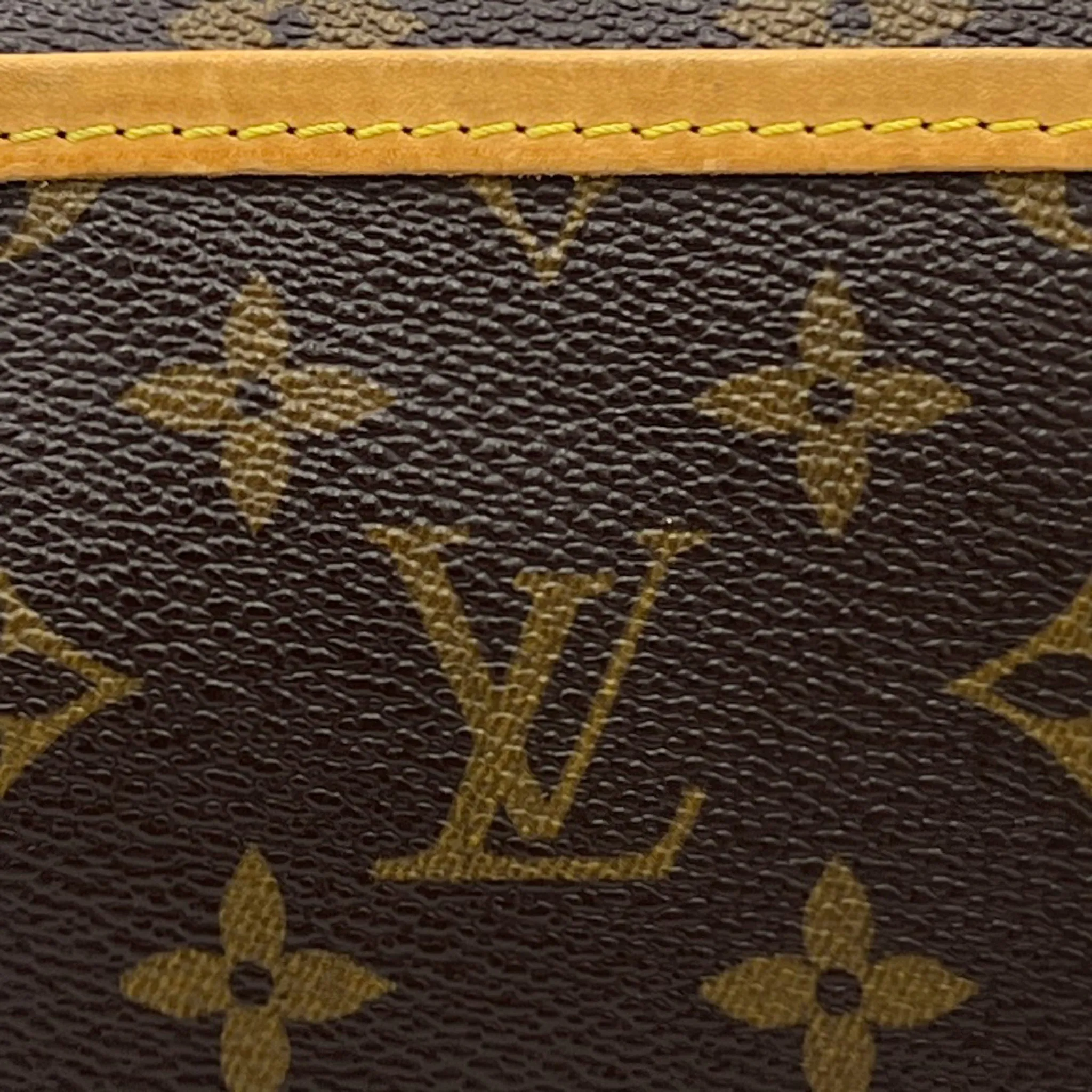 Louis Vuitton Vintage Popincourt Monogram Coated Canvas & Leather Crossbody Bag