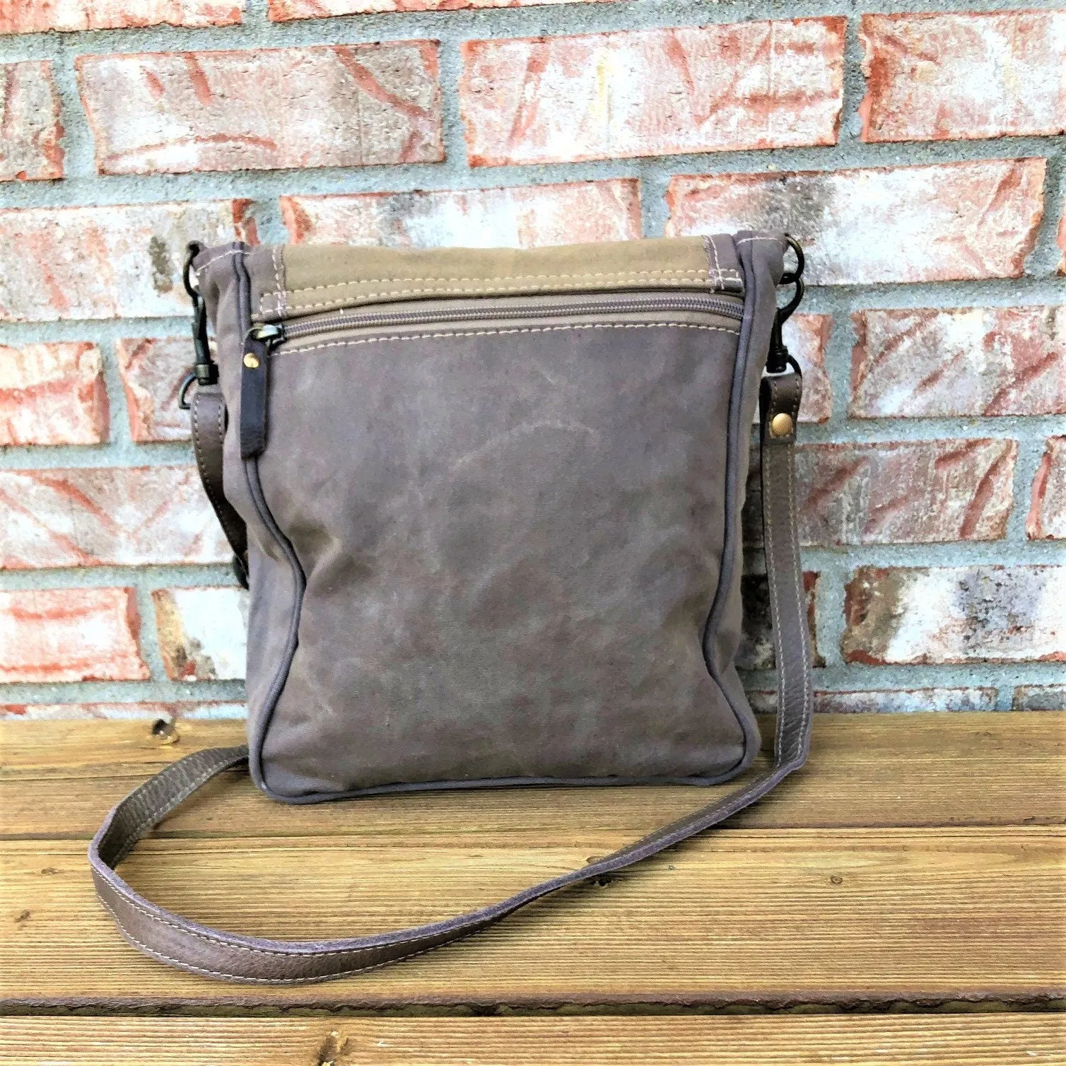 Love Hope Faith Family Sustainable Purse Small Messenger Crossbody Bag