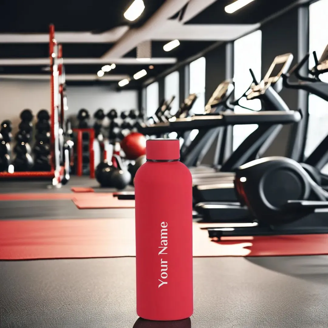 Maroon Wallet & Rubber Bottle for Her - Exclusive Gift Set