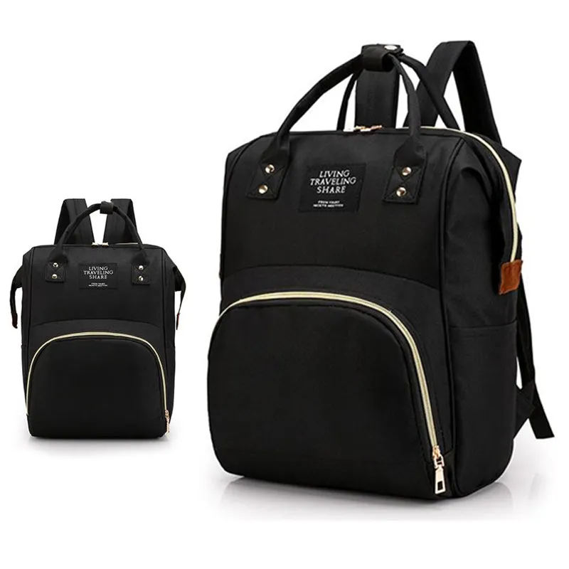 Nappy Bag Mummy Bag Black