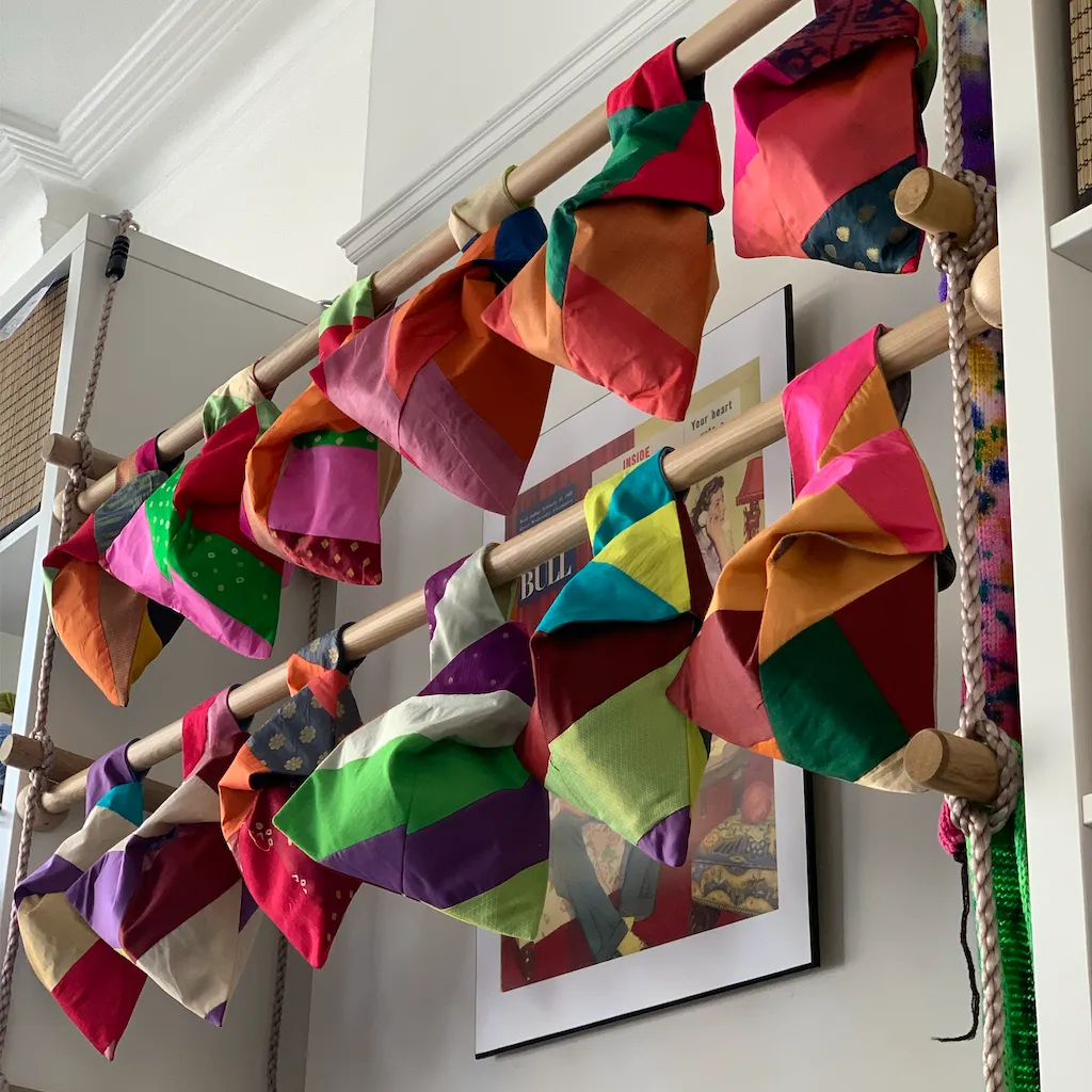 Sari Silk Project Wristlet