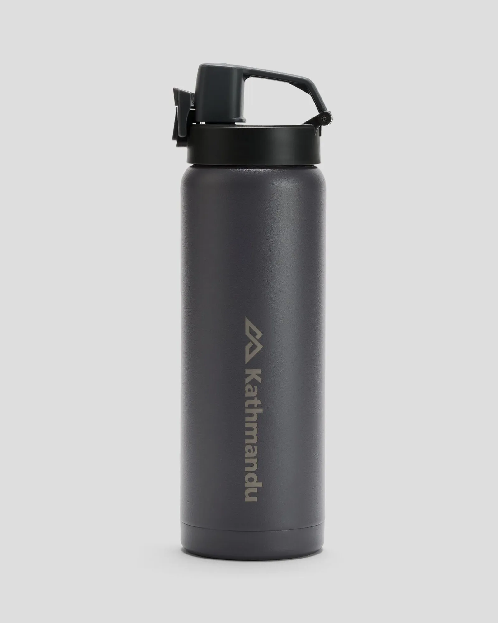 Sip Mouth Insulated Drink Bottle - 600 ml - Black Stingray