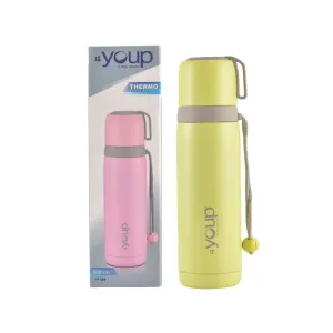 Youp Thermosteel Insulated Lemon Green Color Bottle Yp504 - 500 Ml